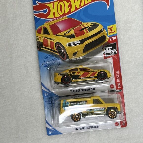 Hot Wheels Rescue Series Responder Dodge Charger Chevrolet Mercedes-Benz - Picture 3 of 4